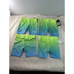 NWT four pairs of Nike biker shorts, size 6